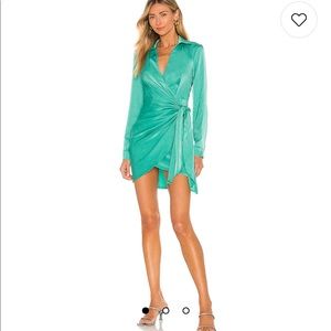Revolve Superdown Sophie Draped Mini Dress